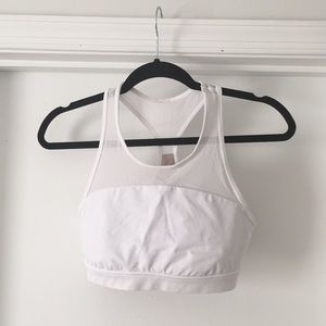 Lululemon white sports bra